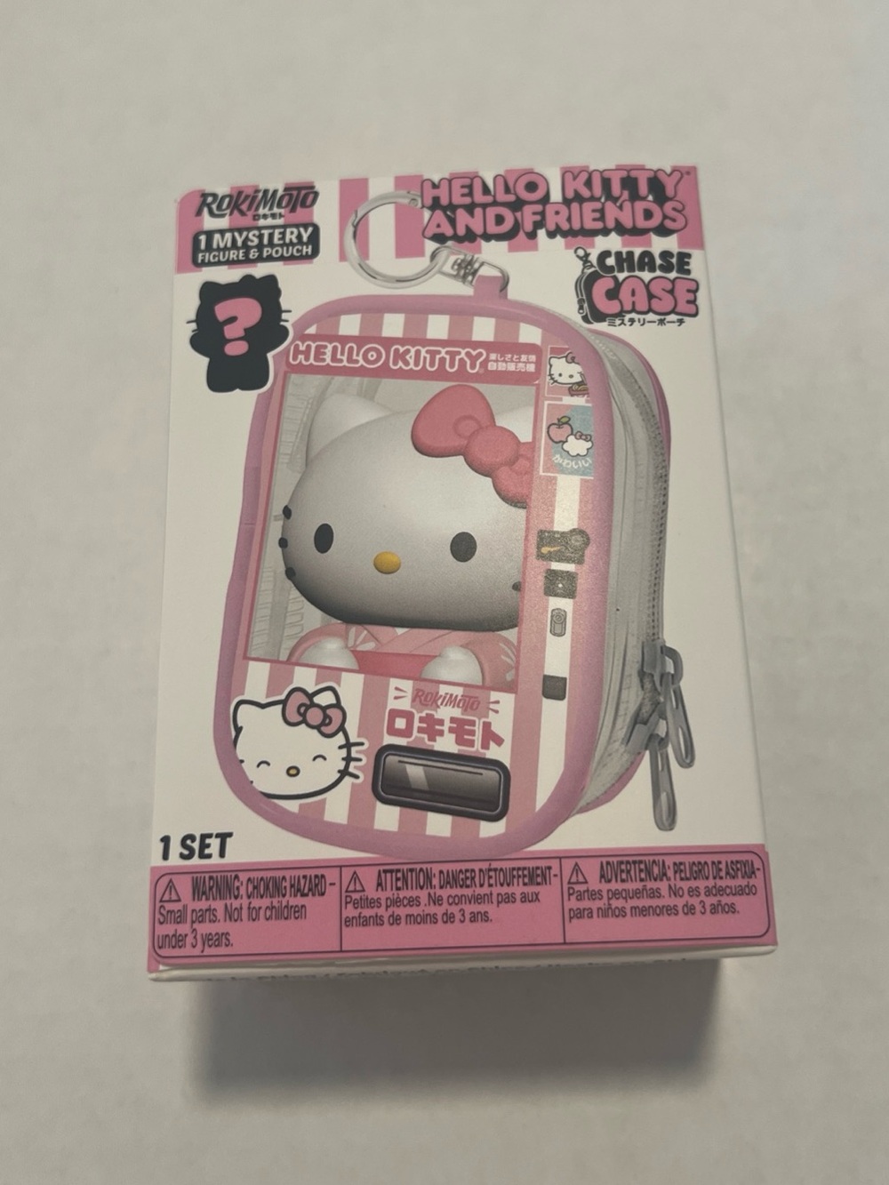 Rokimoto Hello Kitty Mystery Chase Case Keychain Pouch
